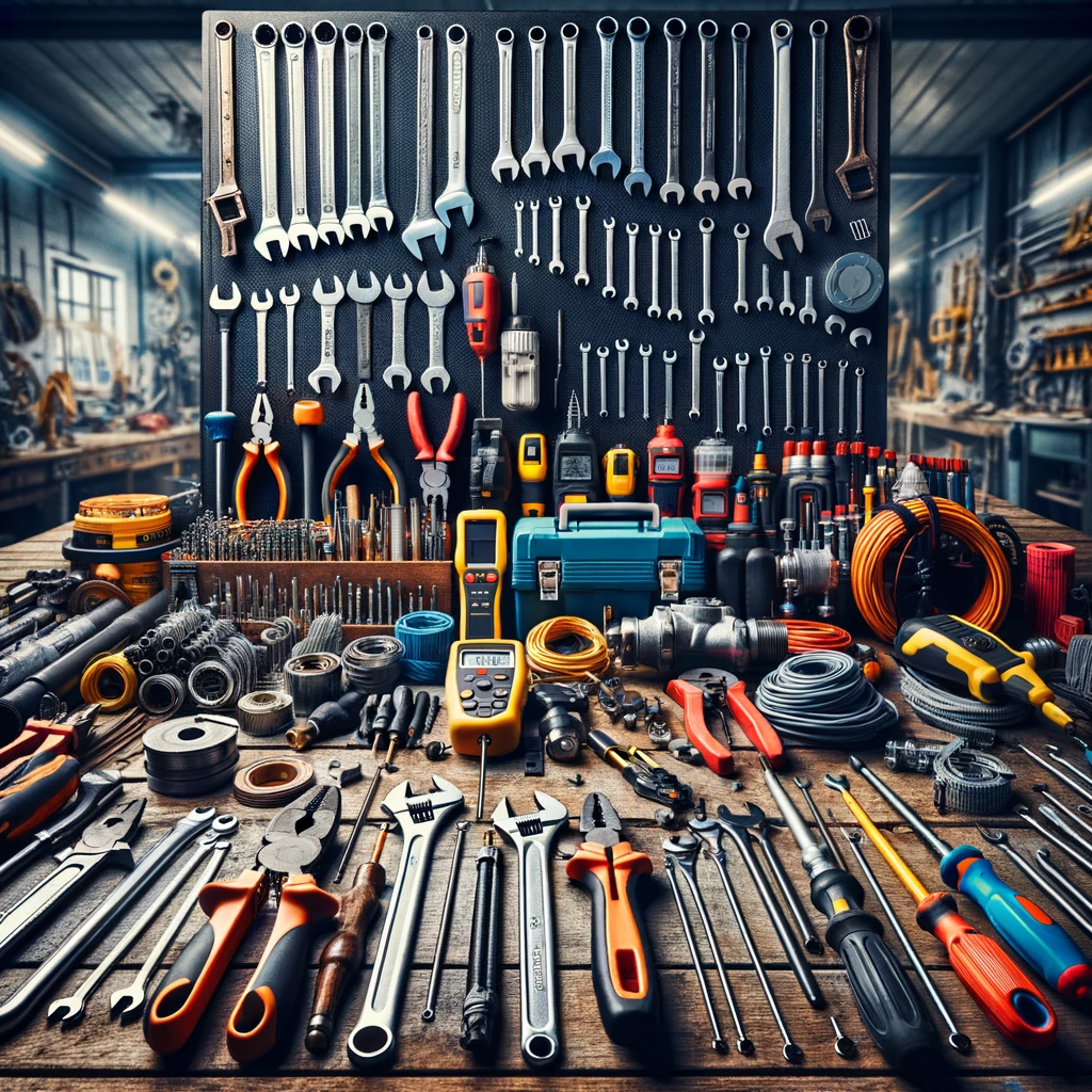 Plumber and Electrician tools